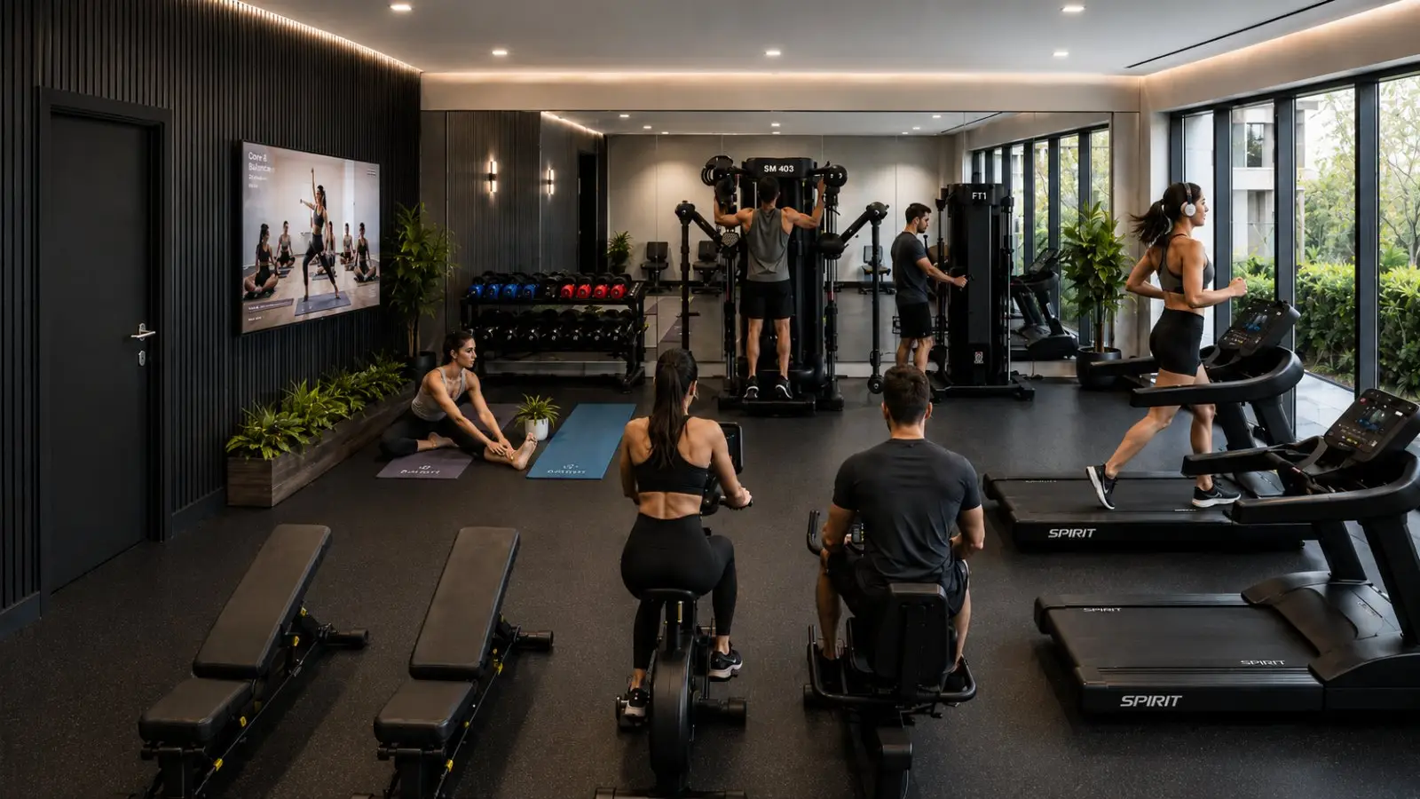M//44 fitness room